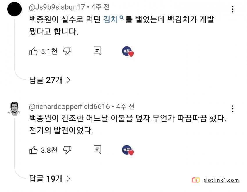 5436.jpg 다시 봐도 웃긴 백종원 최초 드립 댓글 레전드